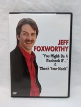 Jeff Foxworthy You Might Be A Redneck If And Check Your Neck Comedian DVD - $8.90