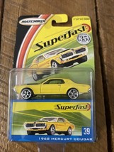 Matchbox Superfast 1968 Mercury Cougar #39 New Yellow 35 Years Anniversary - $11.21