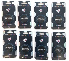 Pop Sockets Phone Grip Universal Phone Holder Lot of 8 New England Patriots - $51.19