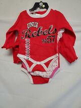 KNIGHTS APPAREL UNLV BABY GIRL BODYSUIT/ONE PIECE 3 PACK  3-6 MONTHS #495 - $9.89