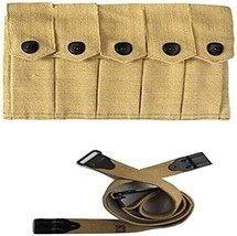 5 Pocket Canvas Pouch with M1903 Thompson SMG Kerr Pattern Sling Combo - $36.21
