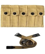 5 Pocket Canvas Pouch with M1903 Thompson SMG Kerr Pattern Sling Combo - $674.97 MXN