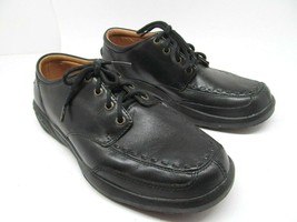 Dr Comfort Eric Black Leather Diabetic Comfort Walking  Mens Shoes 8.5 W - £22.91 GBP