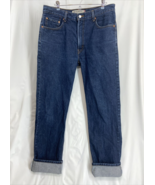 Levis 505 36x36 Regular Fit Men&#39;s Blue Denim Jeans Made in Lesotho - £24.68 GBP