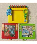 Blue&#39;s Clues HANDY DANDY NOTEBOOK Look Seek &amp; Find (1998) TYCO Toy Game - $35.64