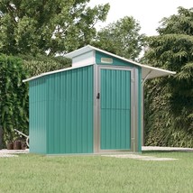  Garden Shed Green Galvanized steel 106.3 x 51.2 x 82.2 in Durable - €627,76 EUR
