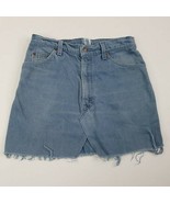Levis 560 Skirt Waist Size 29 Denim Vintage Altered Jeans Upcycled Fraye... - £6.91 GBP
