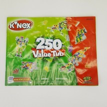 K&#39;nex 250 Value Tub 12036 48336 Instruction Manual Replacement Game Part... - £5.43 GBP