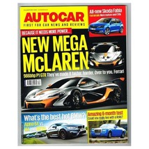 Autocar Magazine 20 August 2014 mbox2713 New Mega McLaren 986bhp P1 GTR - £3.90 GBP