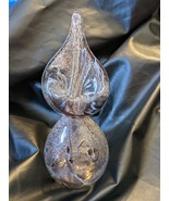 Richard Clements Art Glass Jack IN Pulpit Vase Drawn Swirl Signed 30.5cm... - $2,515.73 MXN