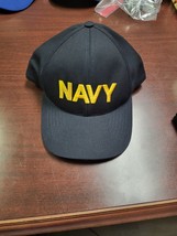 Navy Hat Cap Snap Back Mens - £8.84 GBP