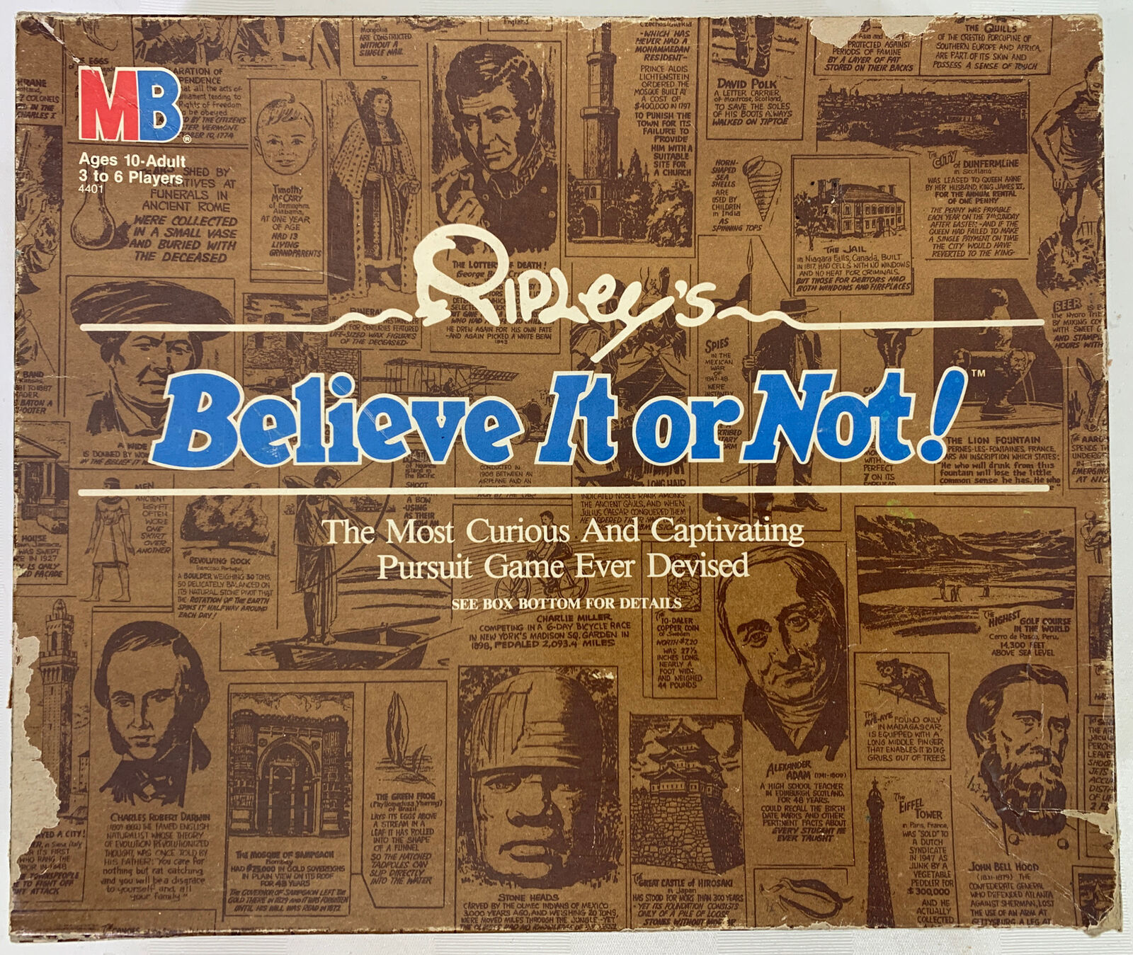 Ripley&#39;s Believe It or Not 1984 Milton Bradley - $7.80