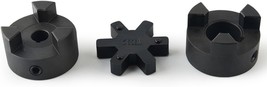 1/2&quot; To 1&quot; L090 3-Piece L-Jaw Coupling Set &amp; Buna-N Nbr Rubber Spider For Log - £30.93 GBP