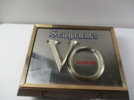 Vintage Seagram&#39;s VO cash register mirror lighted sign - £42.25 GBP