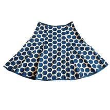 Boden Polka Dot Print A-Line Skirt 100% Cotton Lined Retro Style Size 12... - $38.70