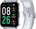 Smart Watch, Fitness Tracker Watch with Heart Rate Monitor, SpO2, Sleep ... - £17.00 GBP