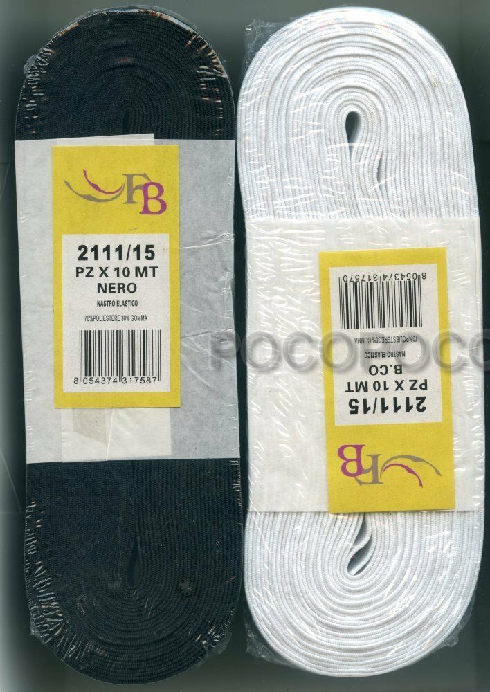 Chevron Elastic Tape With Eyelet Height 15 MM 2111/15 Stretch - $1.42+