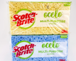Scotch Brite Ocelo Multi Purpose Sponge FULL CASE Lot Of 12 ASSORTED COLORS - £26.99 GBP