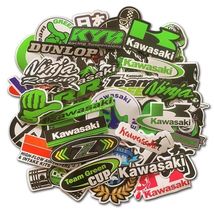 Lot Set of 40 Motorcycle Stickers Decal Racing Car ATV Dirtbike UTV for Kawasaki - £11.19 GBP