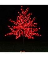 6.5ft LED Christmas Tree Outdoor Maple Tree Light 864 LEDs Red Color Rai... - $599.00