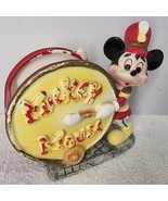 Vintage Walt Disney Productions Mickey Mouse Drum Marching Band Ceramic ... - $315.50 MXN