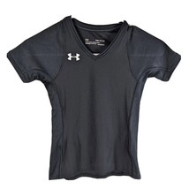 Girls Fitted Athletic Shirt Under Armour Size Small Heat Gear Wrestling MMA - $16.00