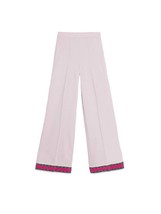 Vilagallo women's beatriz knit perfect fit trouser in MARFIL - size S - £65.05 GBP