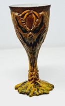 Halloween Plastic Goblet Set (5) Skeleton Mummy Scarecrow Drinking Cups Decor - £14.67 GBP