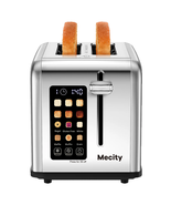 2-Slice Touchscreen Toaster, Stainless Steel, 6 Shade Settings, Reheat, ... - $1,216.92 MXN