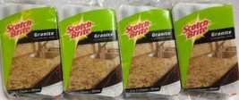 4 Pack Scotch-Brite Granite Cleaning Pad  Cleans &amp; Shines  - £14.92 GBP