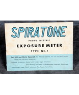 Spriatone exposure meter Type NE-1 Manual - £3.14 GBP