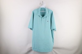 Vineyard Vines Mens 2XL XXL Whale Logo Performance Knit Striped Golf Polo Shirt - £29.56 GBP