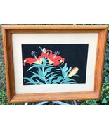 TOKURIKI TOMIKICHIRO Original 1950s JAPANESE WOOD BLOCK MODERN MCM Tiger... - $18,791.54 MXN
