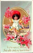 Vtg Postcard 1910 Raphael Tuck&#39;s Floral Missives Valentine No 11 - £14.08 GBP