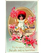 Vtg Postcard 1910 Raphael Tuck&#39;s Floral Missives Valentine No 11 - $17.77