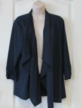 Rafaella Open Shirred 3/4 Sleeve Top Night Fall  Women&#39;s Sz XXL NWT MSPR$58 - $417.88 MXN