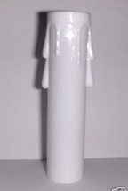 4&quot; White Molded Plastic Chandelier Replacement Sleeve - £4.39 GBP