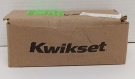 Kwikset Microban Tylo Polished Brass Exterior Keyed Entry Round Door Knob New - $18.40