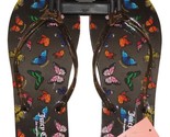JUICY COUTURE ZABELLE Flip Flops Thongs Butterfly Sandals NWT Women&#39;s Sz... - $23.87
