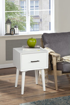 Melbourne Single Drawer End Table, White - $261.00
