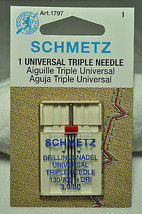 Schmetz Sewing Machine Twin Embroidery Needle 1797 - $8.95