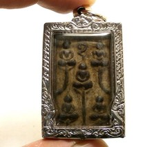 Magic Bless Amulet Thai Buddha Phra Jao 5 Pra Ong Lp Ngern Wat Bangklan Pendant - £88.37 GBP