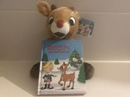 Kohl’s Cares For Kids Plush Rudolph The Red-Nosed Reindeer &amp; Book, NEW - £17.00 GBP