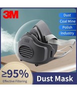 3m 3200 3701 Protection Gas Mask Filter Anti Dust Painting Respirator Ha... - $420.11 MXN