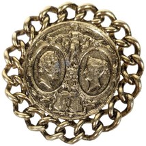 Louis Philippe Commemorative Metal Brass Pin Visit King France to Victor... - $59.40