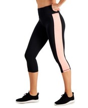 allbrand365 designer Women Activewear Colorblocked Cropped Leggings, Large - £27.07 GBP