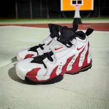 Nike Mens Air DT Max 96 Size 8.5 Deion Sanders Diamond Turf Red White 316408-161 - £135.73 GBP