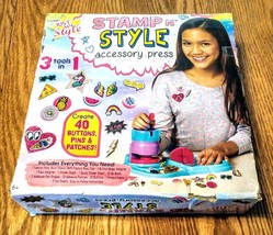 JUST MY STYLE- STAMP N&#39; STYLE Accessory Press Kit 3 Tools in 1 NEW OPEN BOX - £12.19 GBP