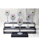 Vintage AL-RAMA Hand Painted Israeli 7.375&quot; Crystal Goblet - NEVER USED ... - $119.98