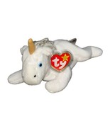 Ty Beanie Babies Mystic The Unicorn White 1993 Stuffed Animal Plush Toy - $5.93